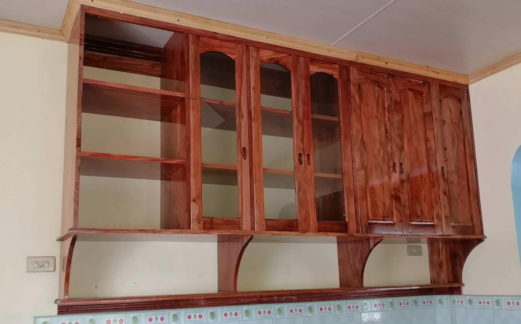 Multipurpose Wood Display Cabinet